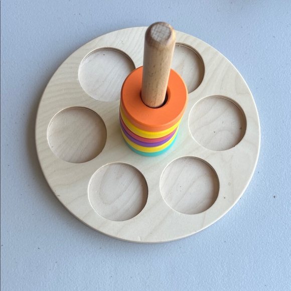 Lovevery Babbler Incomplete 13, 14, 15 months plus Adventurer Wooden Pegboard - Picture 5 of 11